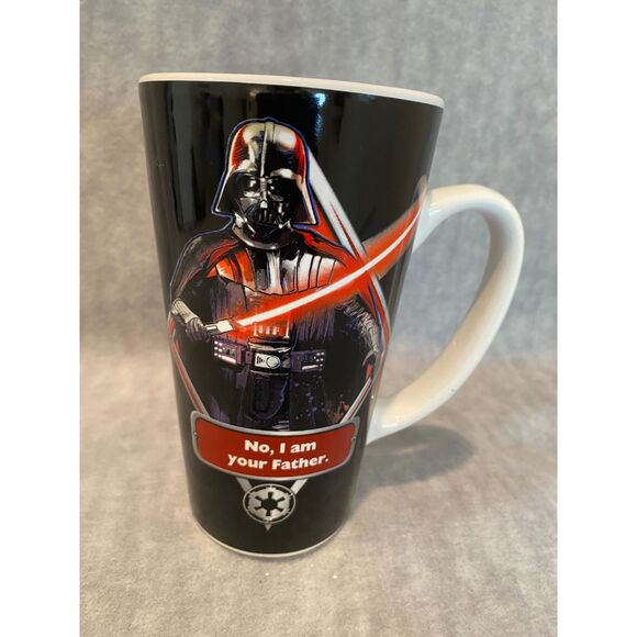 Galerie Star Wars Darth Vader "No, I am your Father" Tall Mug Cup - Picture 1 of 8